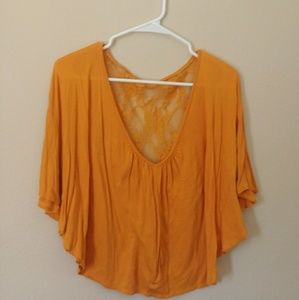 Yellow Flowy Top